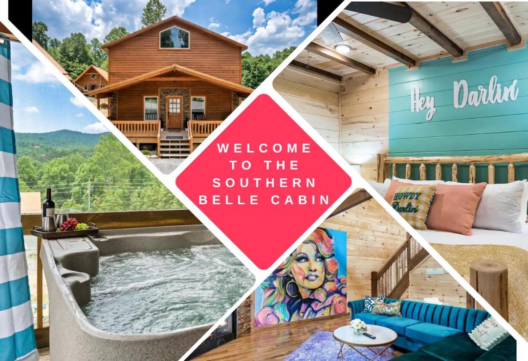 Southern Belle-NEW Boutique Cabin, Pool, Firepit, HotTub, Views Gatlinburg Extérieur photo